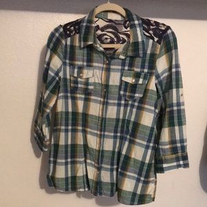 Snap front shirt